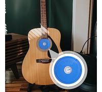 Aumotop Guitar Feedback Buster Igrometro Umidificatore Copertura della Buca Blu per Protezione della Scatola di Risonanza Chitarra (Blu)