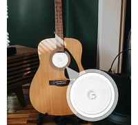 Aumotop Guitar Feedback Buster Igrometro Umidificatore Copertura della Buca Blu per Protezione della Scatola di Risonanza Chitarra (Bianca)