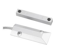 Aumotop Interruttore del Rilevatore Magnetico, Potenti Contatti del Sensore Magnetico, Sensore di Allarme di Sicurezza Cablato per Porte e Finestre di Facile Installazione