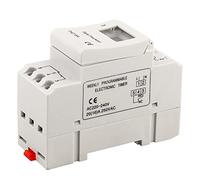 Aumotop Interruttore Timer Digitale Programmabile per il Controllo della Domotica Interruttore Timer Programmabile con Ripetizione di 7 Giorni per Lampioni, Scaldabagni e Altro