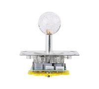 Aumotop Joystick Colorato Illuminato a LED, Controllo Versatile da 4 a 8 Vie per Parti di Giochi, Plastica e Metallo di Alta qualità, 1 Pezzo