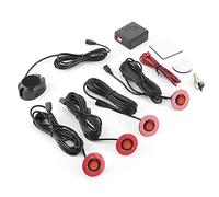 Aumotop Kit Allarme Retromarcia Auto di Parcheggio di Alta qualità per Ampio Raggio Rilevamento del Sensore e Miglioramento della Sicurezza, per Assistente Parcheggio Auto, Materiale ABS Blu (Rosso)