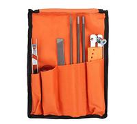 Aumotop Kit per Affilare la Catena, Strumento Portatile e Durevole, Manutenzione Professionale della Catena e della Barra di Guida