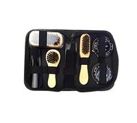 Aumotop Kit per Lucidare Scarpe Spazzole per Lucidare Nere e Neutre Stivali, Scarpe da Ginnastica, Stile 1, Set di Lucidi Leggero e Portatile Viaggi Casa, Ottimo Regalo la Festa del papà o il