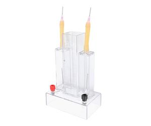 Aumotop Kit Sperimentale Dimostratore di Elettrolisi Dell'acqua PEM per L'insegnamento Scolastico e L'uso in Laboratorio, Design Trasparente con Tubi Guida del Gas, Strumento per L'educazione