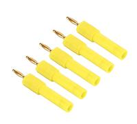 Aumotop La Spina a Banana di Conversione da 2 Mm a 4 Mm di Alta qualità Collega in Modo Efficiente Strumenti e Dispositivi 5 Pezzi per gli Appassionati Elettronica Materiale in Ottone PA (#3)