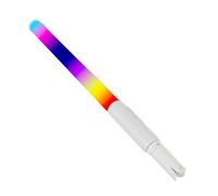 Aumotop Lampada Fotografica Portatile a LED, Luce di Riempimento a Colori 360°, 3 modalità, 2600 MAh, per Ritratti, Fotografia Dal Vivo, Impugnatura in ABS Bianco LP480