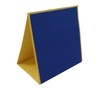 Aumotop Lavagna Pieghevole Indipendente in Feltro di Flanella per L'apprendimento Precoce, Lavagna Didattica Portatile per Giocattoli Prescolari, Blu/Verde, 17,3 X 17,1 Pollici (#2)