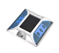 Aumotop Le Durevoli Luci Terra a Energia Solare a 6 LED Impostano la Lampada Terra per Strada Privata Dal Tramonto All'alba per la Sicurezza All'aperto