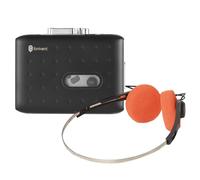Aumotop Lettore da Cassetta a MP3 Mini Convertitore di Nastro Portatile Microfono Incorporato per gli Amanti della Musica Materiale: Guscio in ABS Nero (Nera)