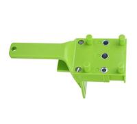 Aumotop Localizzatore di Punzoni Diritti Regolabile per Giunzioni Precise del Legno, Guida di Foratura Compatta per Punte da Trapano da 6mm 8mm10mm, Utensile Manuale Carpenteria (Verde)