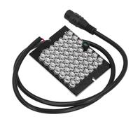 Aumotop Luce per Visione Notturna per Telecamera IR, Scheda Luminosa Ausiliaria con Rilevamento Automatico a 48 LED per Telecamera di Sicurezza CCTV DC12V, Adatta per Telecamera a