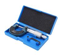 Aumotop Micrometro Digitale per Diametro Esterno con Britannico 0-25 Mm per Misurazioni Accurate in Meccanica e Gioielleria, Materiale in Acciaio Al Carbonio