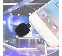 Aumotop Mini Microfono Portatile da 3,5 Mm, Durevole e Ad Alta sensibilità, Ideale per la Registrazione Sul Cellulare, Perfetto per L'insegnamento e i Tour (cosa)