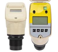 Aumotop Misuratore di Livello Ad Ultrasuoni Sensore Trasmettitore Display Digitale Accurato per Controllo di Processi Industriali, Protezione IP65 per Petrolio, Industria Chimica (0-15 metri)