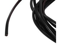 Aumotop Modanatura per Porta Facile da Installare per Prevenire Scheggiature e Graffi - Realizzata in Gomma Flessibile - Perfetta Griglia Esterna, Paraurti Protegge il Bordo della Porta e la (Nero)