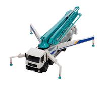 Aumotop Modello di Camion con Pompa per Calcestruzzo in Lega 1:55, Ideale per Bambini in Cerca di Avventure, con Braccio Funzionante e Giunti Multipli