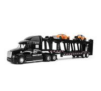 Aumotop Modello di Camion in Lega 1:48 con Luce e Suono, Giocattolo con Funzione Pull-back per Bambini, ABS Resistente e Materiale in Lega, 35 X 5 X 7 Cm, Include 2 Giocattoli per Auto