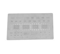 Aumotop Modello Universale di Rilavorazione del Chip IC Sicuro per Stencil BGA Reballing per Telefono, Materiale Durevole in Acciaio Inossidabile, Serie A60-A90