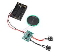 Aumotop Modulo per Biglietti D'auguri Vocali Fai-da-te Chip Registrabile Anni '30 per Regali di Natale, Funzione di Riproduzione in Loop Portagioie/artigianato, PCB Ecologico