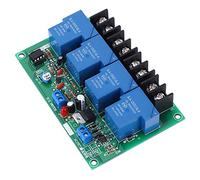 Aumotop Modulo relè a 4 Regolabile con Sequenza Temporale di Alimentazione per Controllo Durevole 30A 12V della Domotica