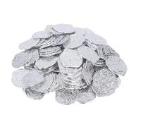 Aumotop Monete Pirata da 100 Pezzi per Feste di Halloween, Monete Decorative in Plastica Durevoli, Giocattoli Divertenti per Tutte Le età, Perfette la Caccia al Tesoro (#3)
