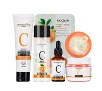 Aumotop MOOYAM Set Alla Vitamina C Set Schiarente Alla Vitamina C per la Rimozione della Melanina e il Ringiovanimento della Pelle, Ottimo Come