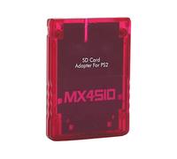 Aumotop MX4SIO SIO2SD Micro Adattatore per Lettore di Schede di Memoria per Materiale ABS Premium Durevole Software OPL Homebrew (Rosso trasparente)