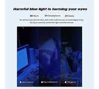 Aumotop Occhiali Anti-raggio Blu Occhiali Protettivi per gli Occhi Comodi e Durevoli per Lunghe Ore di Lavoro Al Computer Argento + Neri