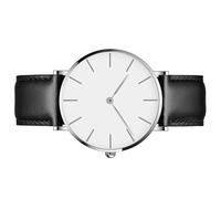 Aumotop Orologio da Polso Al Quarzo di Lusso da Uomo, Durevole, Orologio Lavoro, Casual, Alla Moda, per Uomo Versatile, Cinturino Impermeabile, per Ogni Occasione (CB01YH cintura nera conchiglia