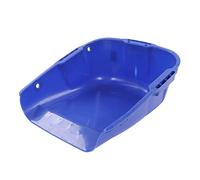 Aumotop Paletta in Plastica Resistente, Durevole, di Grande capacità, con Doppi Manici per la Rimozione dei Rifiuti, per Uso Agricolo, Dimensioni 44 X 38 X 18 cm. (Blu)