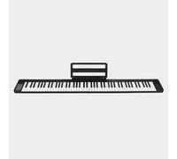 Aumotop Pianoforte con Tastiera Elettronica per Studenti di Pianoforte, Digitale Pieghevole Portatile a 88 Tasti, Elegante Colore Nero, Perfetto per gli Appassionati di Musica (Nero)