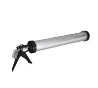 Aumotop Pistola per Silicone con Tubo in Alluminio da 600 Ml per Calafataggio e Colla Vetro, Funzionamento Conveniente, 10 Ugelli