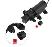 Aumotop Pompa a Diaframma DC 24V 80W 5.5L/MIN con Parti PPS Ad Alta Pressione, Materiale Resistente Agli Acidi per Aria Condizionata, Assorbimento D'Acqua, Pompa Acqua Elettrica per Uso Agricolo