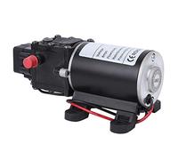Aumotop Pompa a Membrana Intelligente Ad Alta Pressione 7L/min per Pompa Acqua a Membrana Resistente Alla Corrosione DC12V Uscita 10mm (Motore 12V)