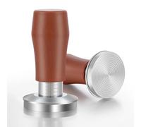 Aumotop Pressino Professionale per caffè con Base Filettata e Design a Doppia Molla - Compatibile con Cestelli Portafiltro da 51 Mm - Costruzione in Acciaio Inossidabile di Alta qualità (54mm)