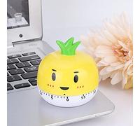 Aumotop Promemoria Allarme Timer da Meccanico per Cartoni Animati Strumento per il Conto Alla Rovescia di 55 Minuti Cucinare e Cuocere Al Forno Giallo (Giallo)