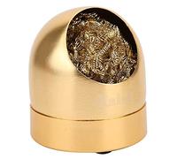 Aumotop Pulitore per Punta della Pistola per Saldatura di Alta qualità Supporto Sfera in Filo Testa di Saldatura Facile da Pulire Senza Acqua la Pulizia della Punta del Ferro Argento (Oro)