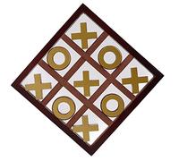 Aumotop Puzzle Interattivo in Legno XO Toe per Bambini e Famiglia, Decorazione per Tavolino da caffè in Pino di Alta qualità L'intrattenimento Domestico