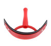Aumotop Raschietto per il Sudore del Cavallo Efficiente e Confortevole Raschietto per Grandi Aree Ad Asciugatura Rapida, il Sudore in Plastica Portatile (Rosso)