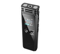 Aumotop Registratore Vocale Digitale di Alta qualità 32 GB per Riunioni Ricarica USB per Studenti Scocca in Lega di Alluminio (-32)