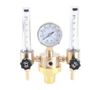 Aumotop Riduttore di Pressione del Gas Regolatore di Argon Ad Alta affidabilità per Taglio, Materiale in Rame, Filettatura Maschio G5/8, Pressione Ingresso 15 MPa, per Taglio (WX-562-5/8 denti