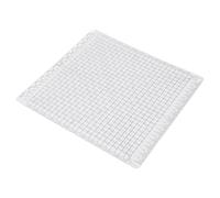 Aumotop Righello per Modelli per Quilting con Elevata Trasparenza e Numeri Grandi Tagli Accurati Progetti di Quilting 12,5x12,5 Pollici in Acrilico