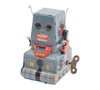 Aumotop Robot Giocattolo a Carica, Classico Orologio Vintage retrò per Regalo di Natale e Compleanno, Resistente Banda Stagnata, 1 unità