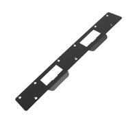 Aumotop Robusta Piastra di Incontro per Porta in Acciaio con Viti di Facile Installazione Migliore Sicurezza della Porta e la Riparazione Aree Danneggiate, Adatta Distanza Dal Centro del Foro da (#1)