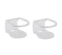Aumotop Robusto Supporto Parete Deco M4, Miglioramento del Segnale su Superficie Verticale, Bella Decorazione per Varie Stanze, Colore Trasparente (2)
