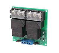 Aumotop Scheda Modulo relè di Livello Industriale, Modulo Actuator Basso A 2 per Sistemi di Controllo, CC 30 V 30 A, 5 V/12/24 (Aumotop0utq962w78-2-24)