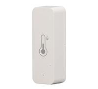 Aumotop Sensore di umidità della Temperatura WiFi Intelligente con Telecomando APP, Installazione Semplice Vita Intelligente, Bianco