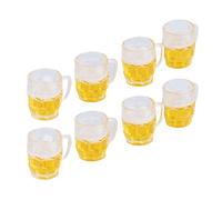 Aumotop Set di 20 Modelli di Boccali da Birra in Miniatura, Design Simulazione Alta qualità, Ideali per Mini Giardini e Progetti Fai da Te, Resina Robusta