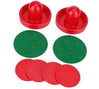 Aumotop Set di Dischi di Ricambio per Spingitori Hockey su Ghiaccio in Plastica Durevole per Giochi da Tavolo, Accessorio Classico Gli Appassionati (M 76 mm/2,99 Pollici)